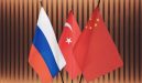 Bandiere di Russia, Cina e Turchia