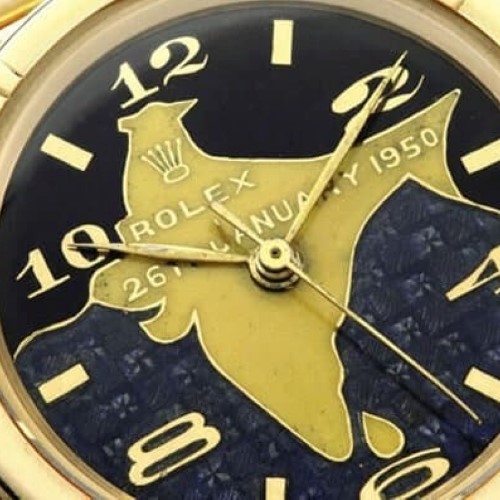 Indian Republic Day Gold Rolex Oyster