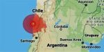 Epicentro del terremoto in Cile